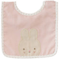 Alimrose Linen Bunny Bib - Pink