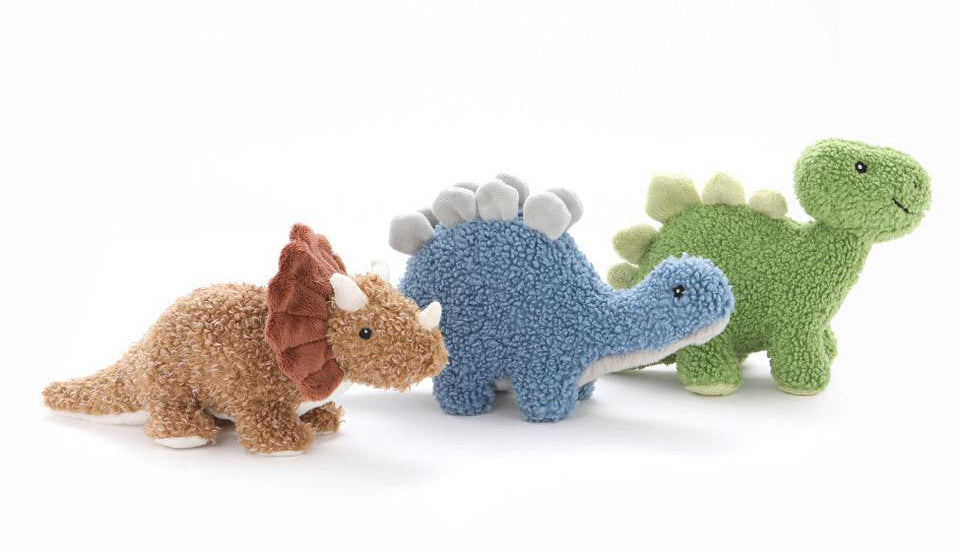 Nana Huchy Baby Stu the Stegosaurus - Blue (28cm)