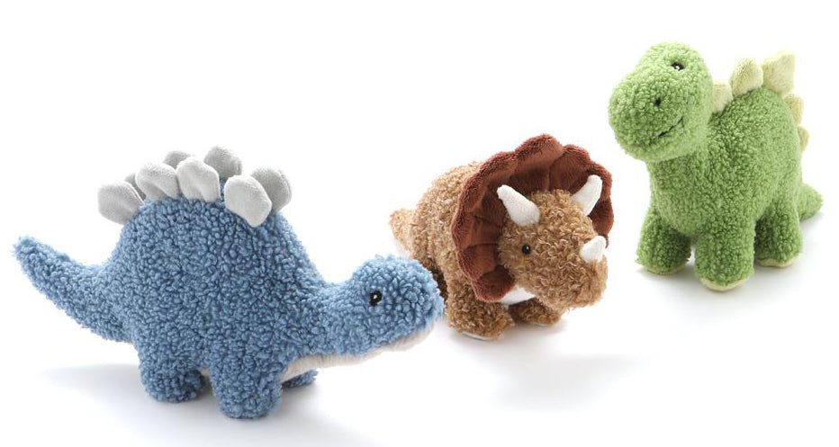 Nana Huchy Baby Stu the Stegosaurus - Blue (28cm)