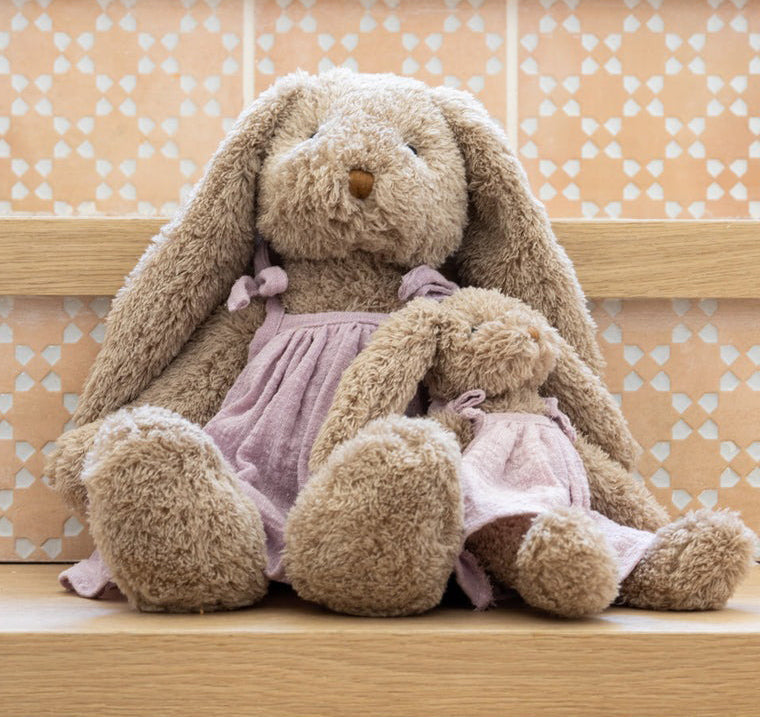 Nana Huchy Baby Honey Bunny Girl - Lilac (20cm)