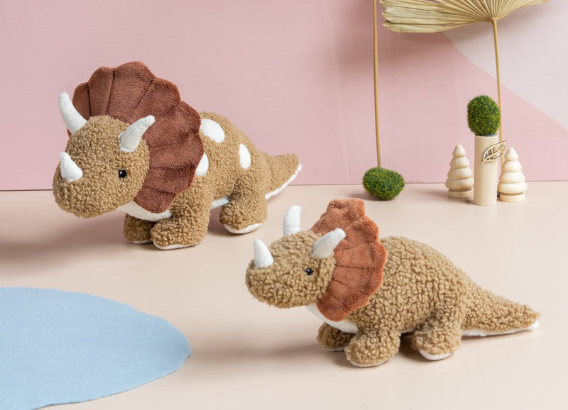 Nana Huchy Thomas the Triceratops - Brown (38cm)