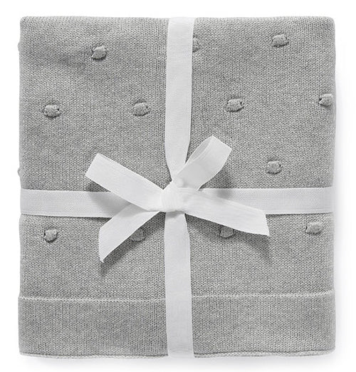 Nana Huchy Bobble Baby Blanket - Sky Grey