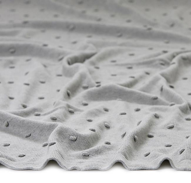 Nana Huchy Bobble Baby Blanket - Sky Grey