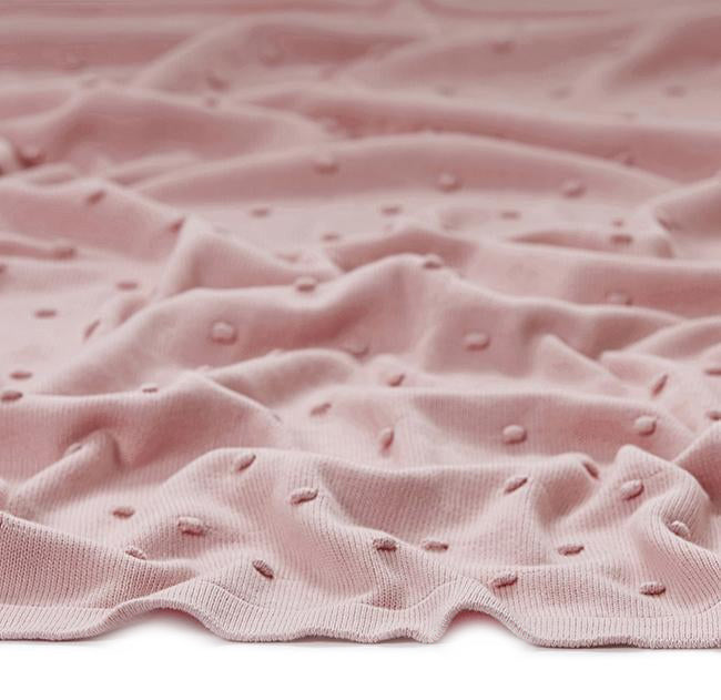 Nana Huchy Bobble Baby Blanket - Fairy Floss Pink