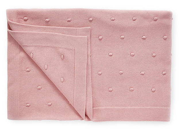 Nana Huchy Bobble Baby Blanket - Fairy Floss Pink