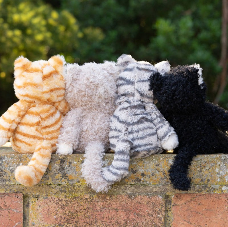 Nana Huchy Checkers the Kitten - Black (23cm)
