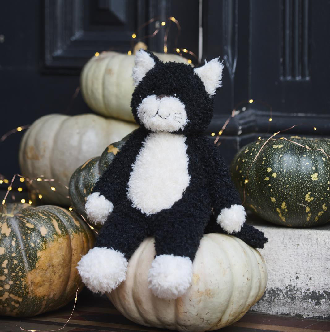 Nana Huchy Checkers the Cat - Black (38cm)