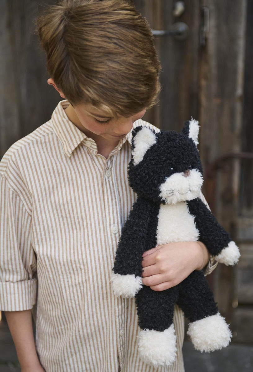 Nana Huchy Checkers the Cat - Black (38cm)