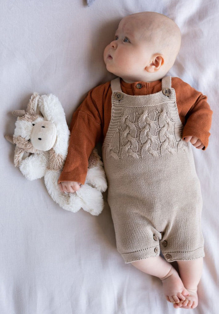 Nana Huchy Clover the Cow Hoochy Coochie Comfort Puppet - Beige (33cm)