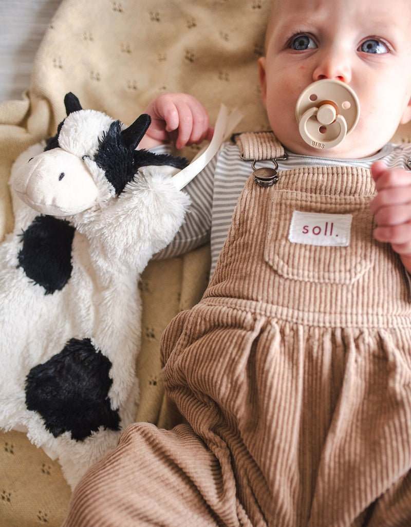 Nana Huchy Clover the Cow Hoochy Coochie Comfort Puppet - Black (33cm)