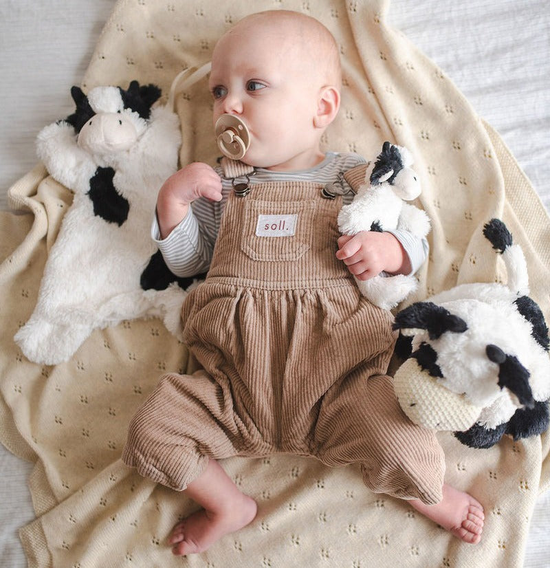 Nana Huchy Clover the Cow Hoochy Coochie Comfort Puppet - Black (33cm)