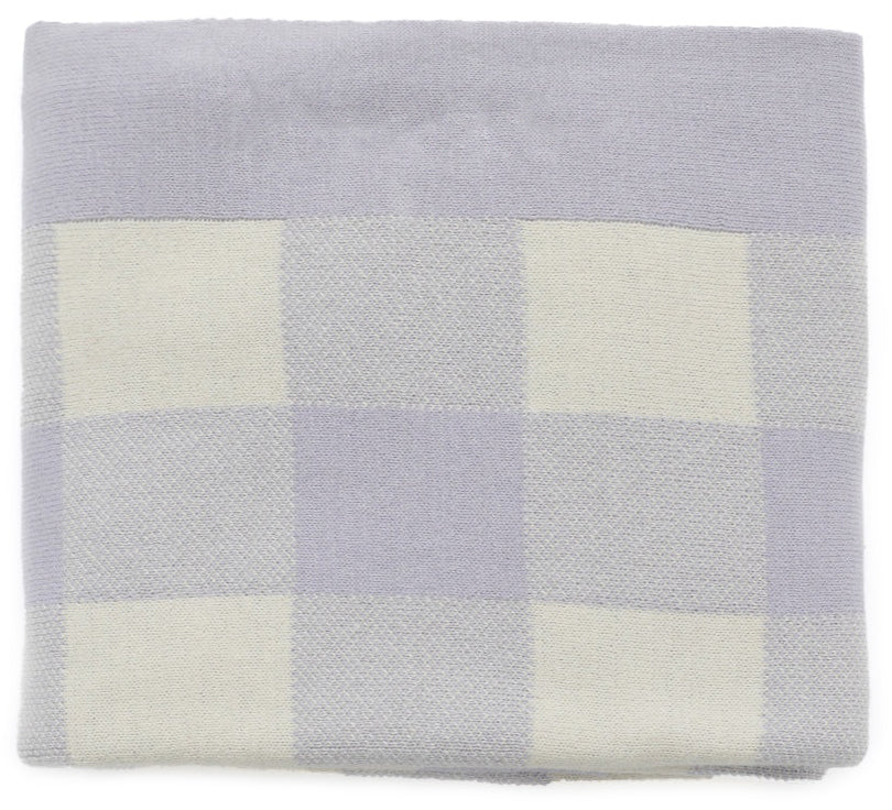 Nana Huchy Gingham Baby Blanket - Lilac
