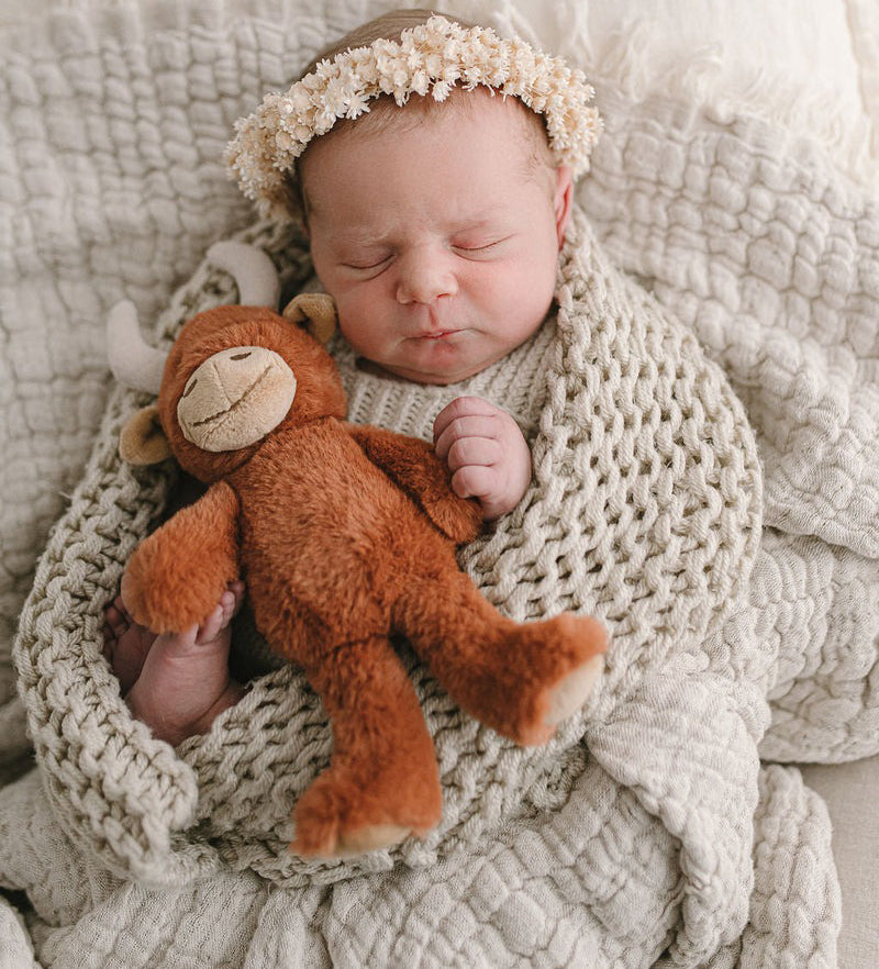 Nana Huchy Mini Henry the Highland Cow Rattle (21cm)