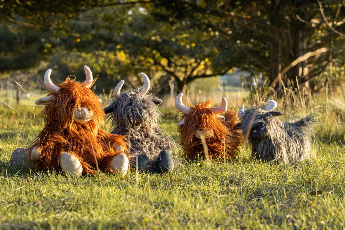 Nana Huchy Heidi the Highland Cow - Charcoal (33cm)