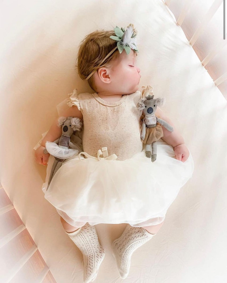 Nana Huchy Kimmy Koala Ballerina - White (21cm)