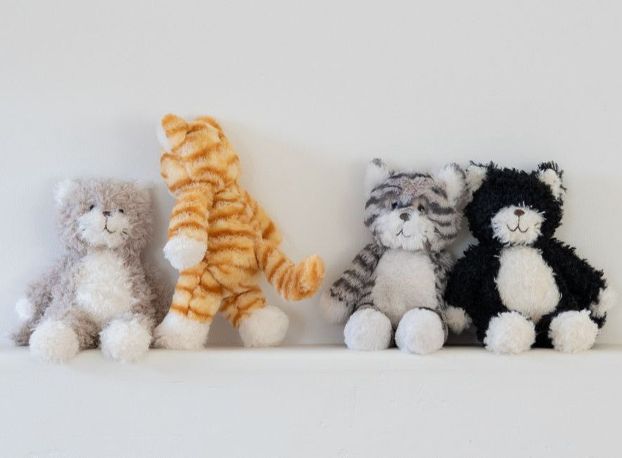 Nana Huchy Checkers the Kitten - Grey (23cm)