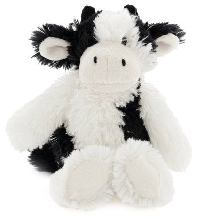 Nana Huchy Mini Clover the Cow Rattle - Black (17cm)