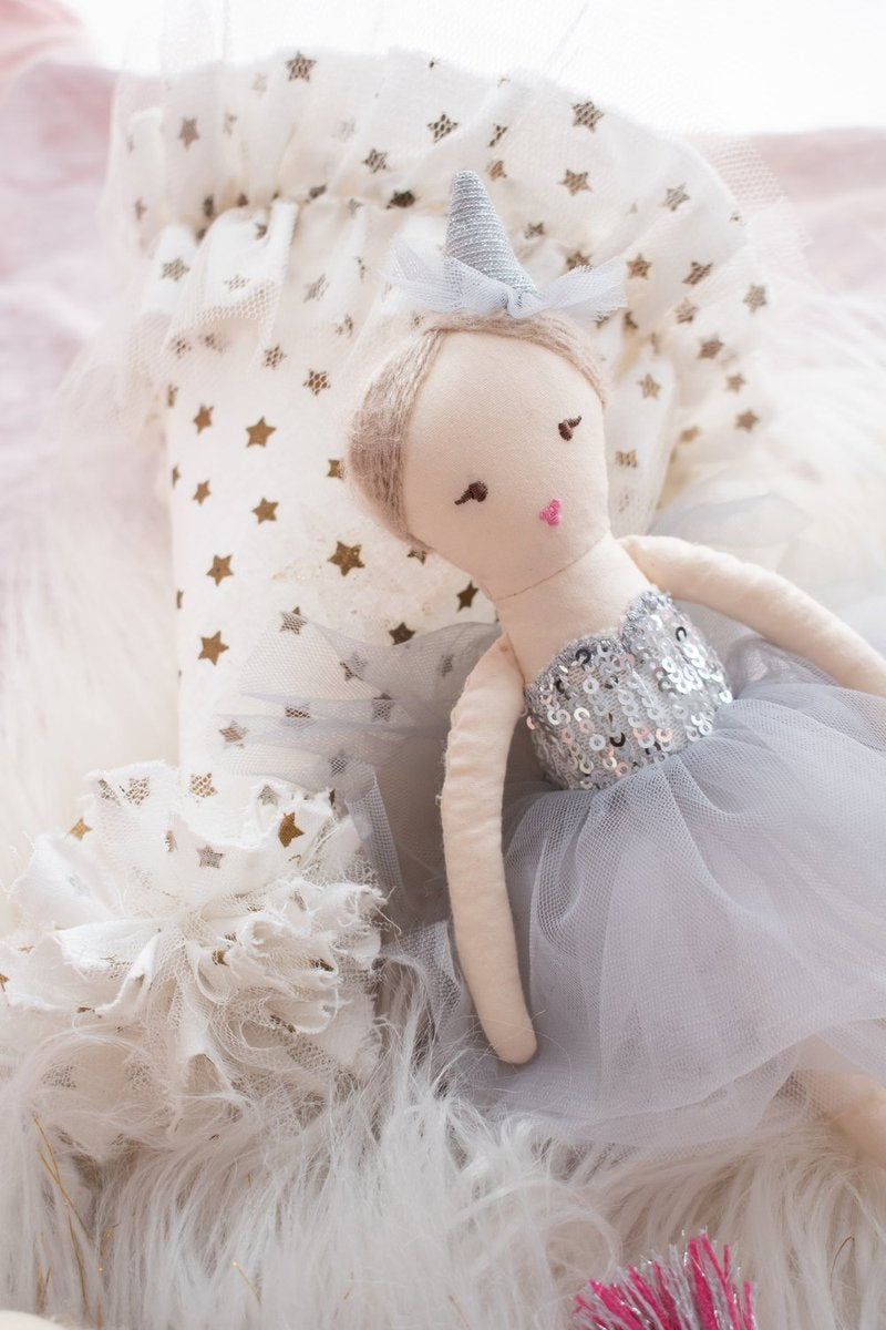 Nana Huchy Mini Marshmallow Doll - Silver (25cm)