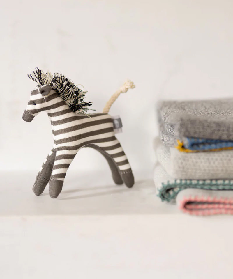 Nana Huchy Mini Zebra Rattle (11cm)