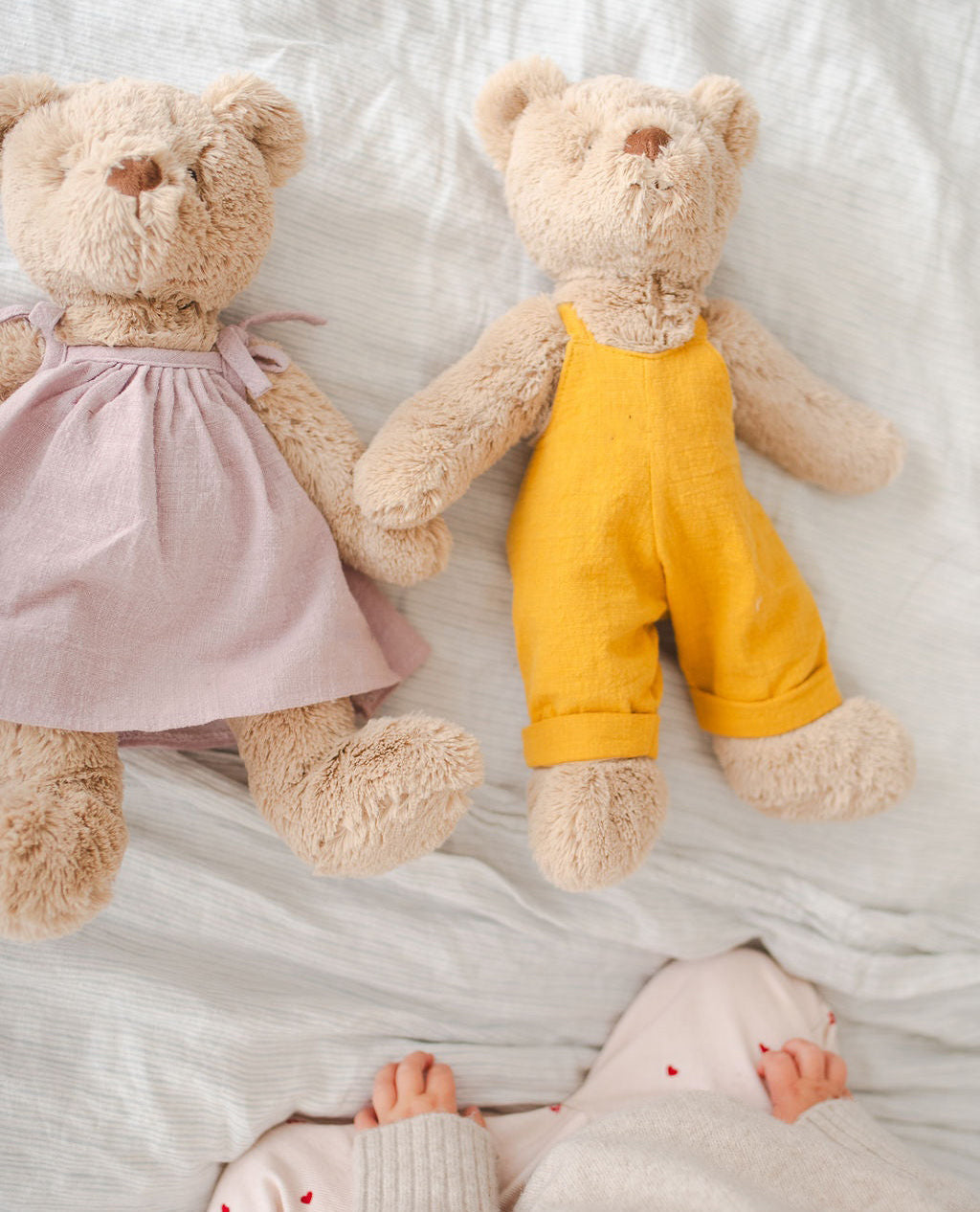 Nana Huchy Mrs Honey Bear - Lilac Dress (40cm)
