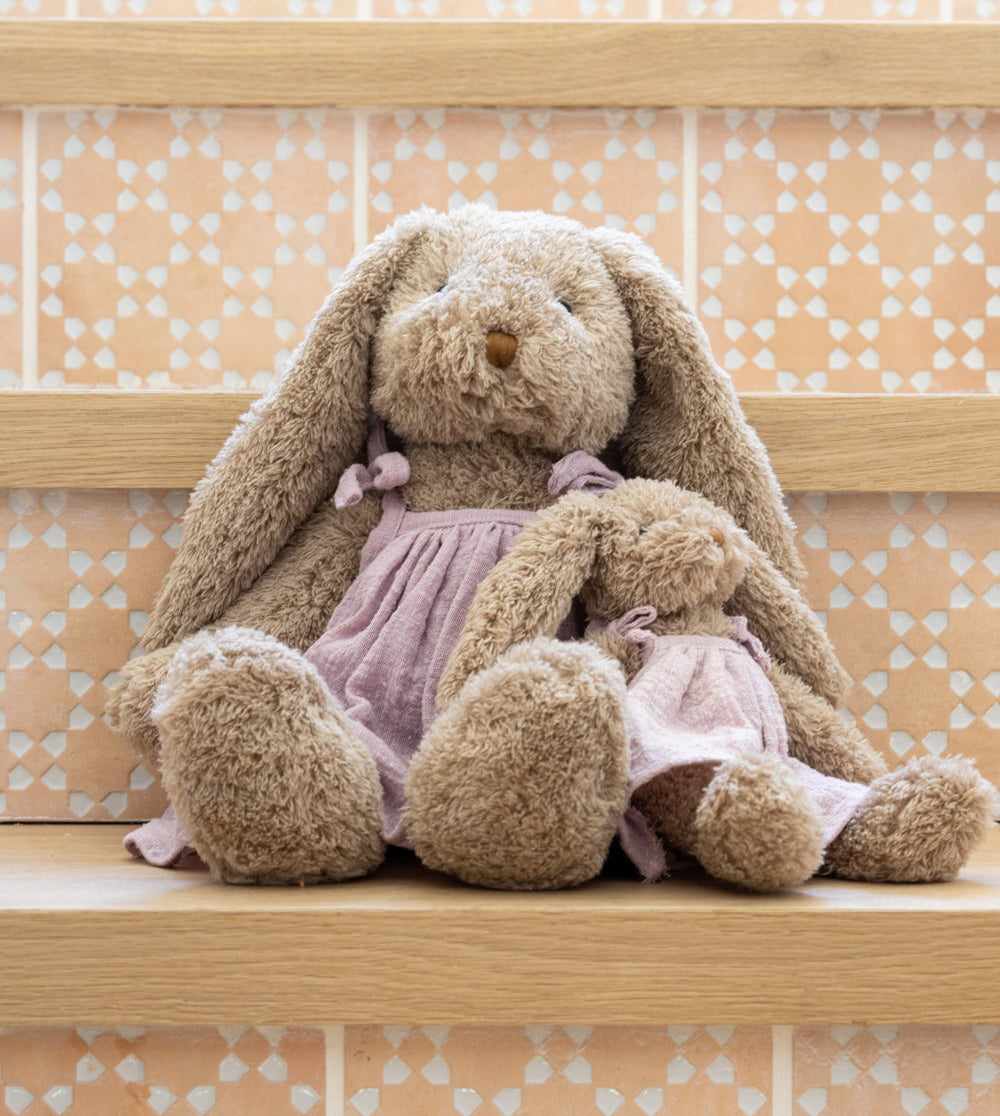 Nana Huchy Mrs Honey Bunny - Lilac Dress (40cm)