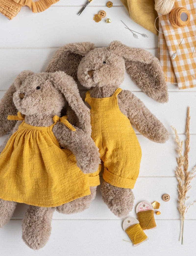 Nana Huchy Honey Dress - Mustard (40cm)