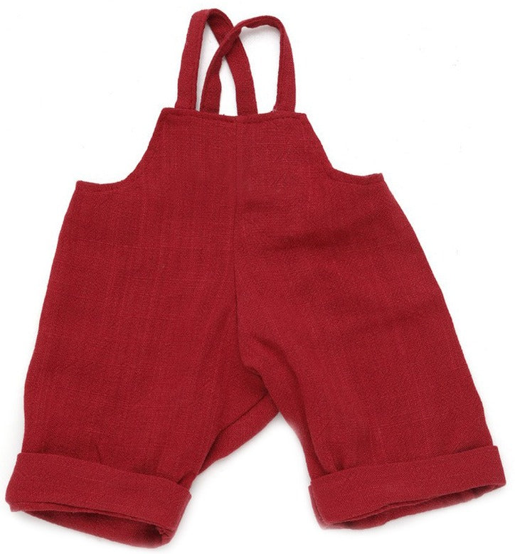 Nana Huchy Honey Overalls - Red (40cm)