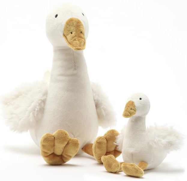 Nana Huchy Mini Snowy the Goose Rattle (16cm)