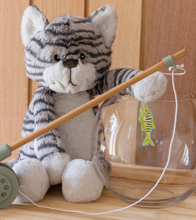Nana Huchy Chloe the Cat - Grey Stripes (40cm)