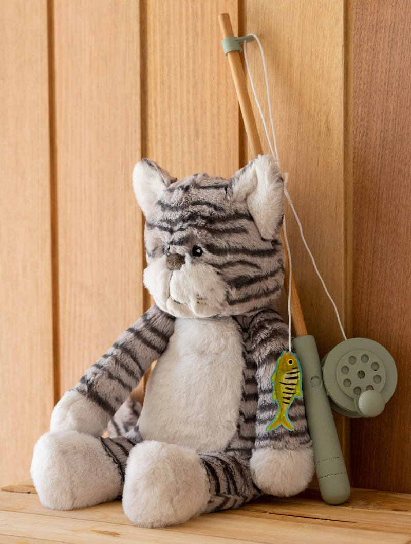 Nana Huchy Chloe the Cat - Grey Stripes (40cm)