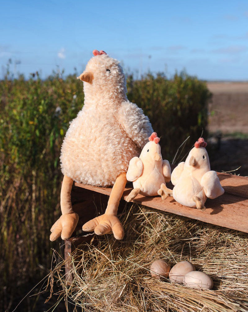 Nana Huchy Harriet the Hen Rattle - Honey (13cm)