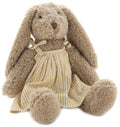 Nana Huchy Mrs Honey Bunny - Mustard Stripe Dress (40cm)
