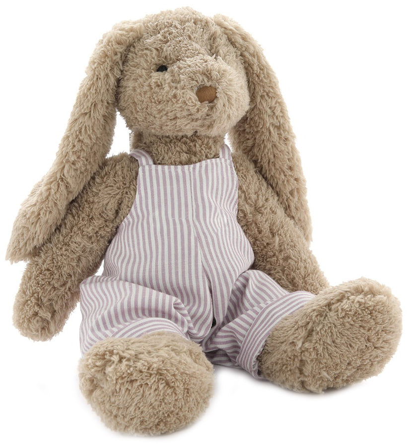Nana Huchy Mr Honey Bunny - Lilac Stripe Overalls (40cm)