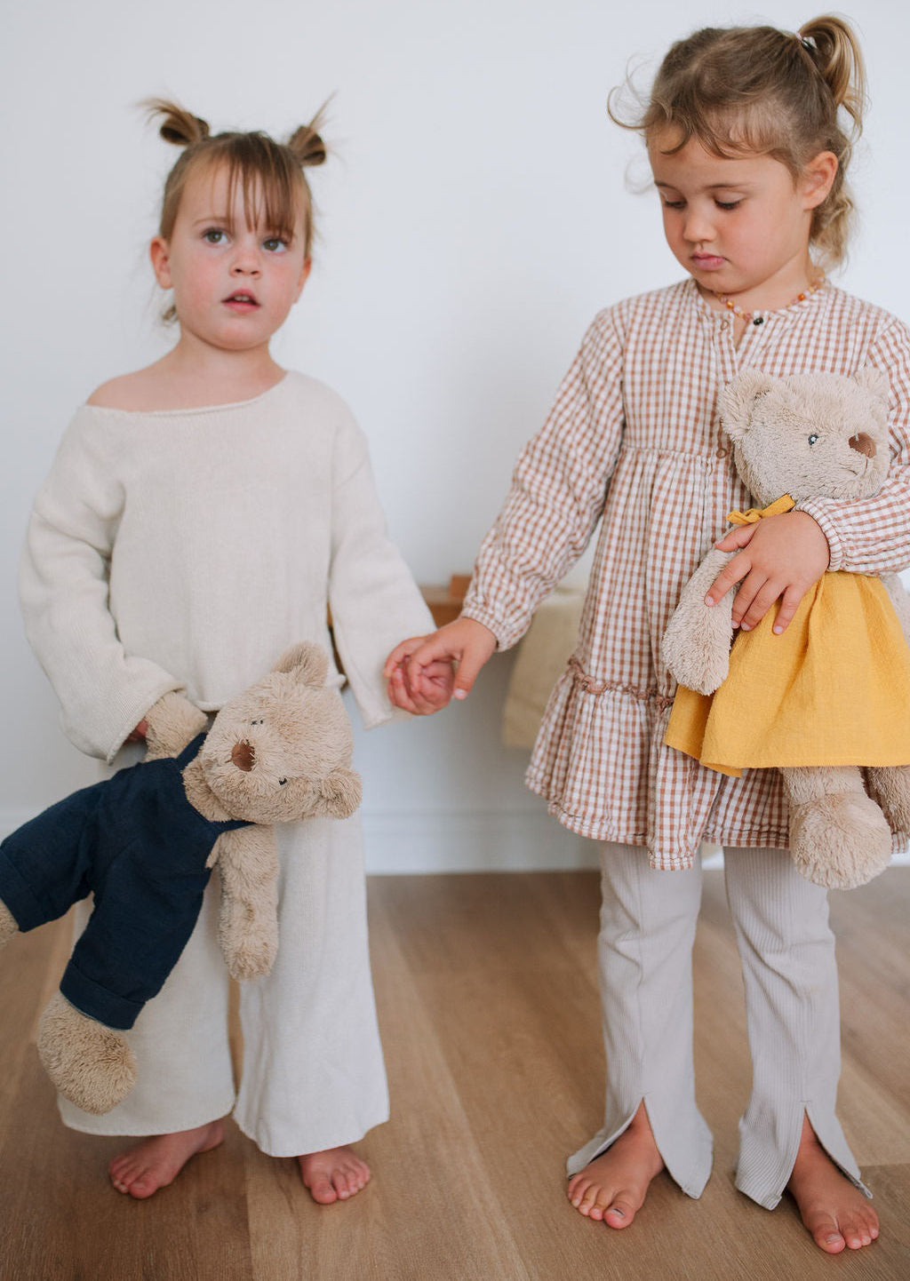Nana Huchy Mrs Honey Bear - Mustard Dress (40cm)
