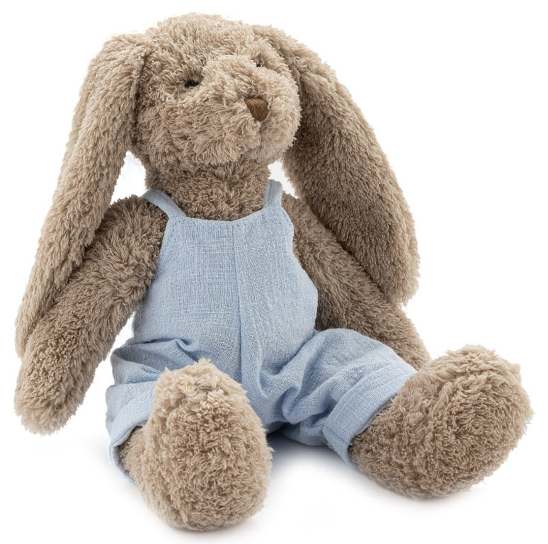 Nana Huchy Mr Honey Bunny - Baby Blue Overalls (40cm)