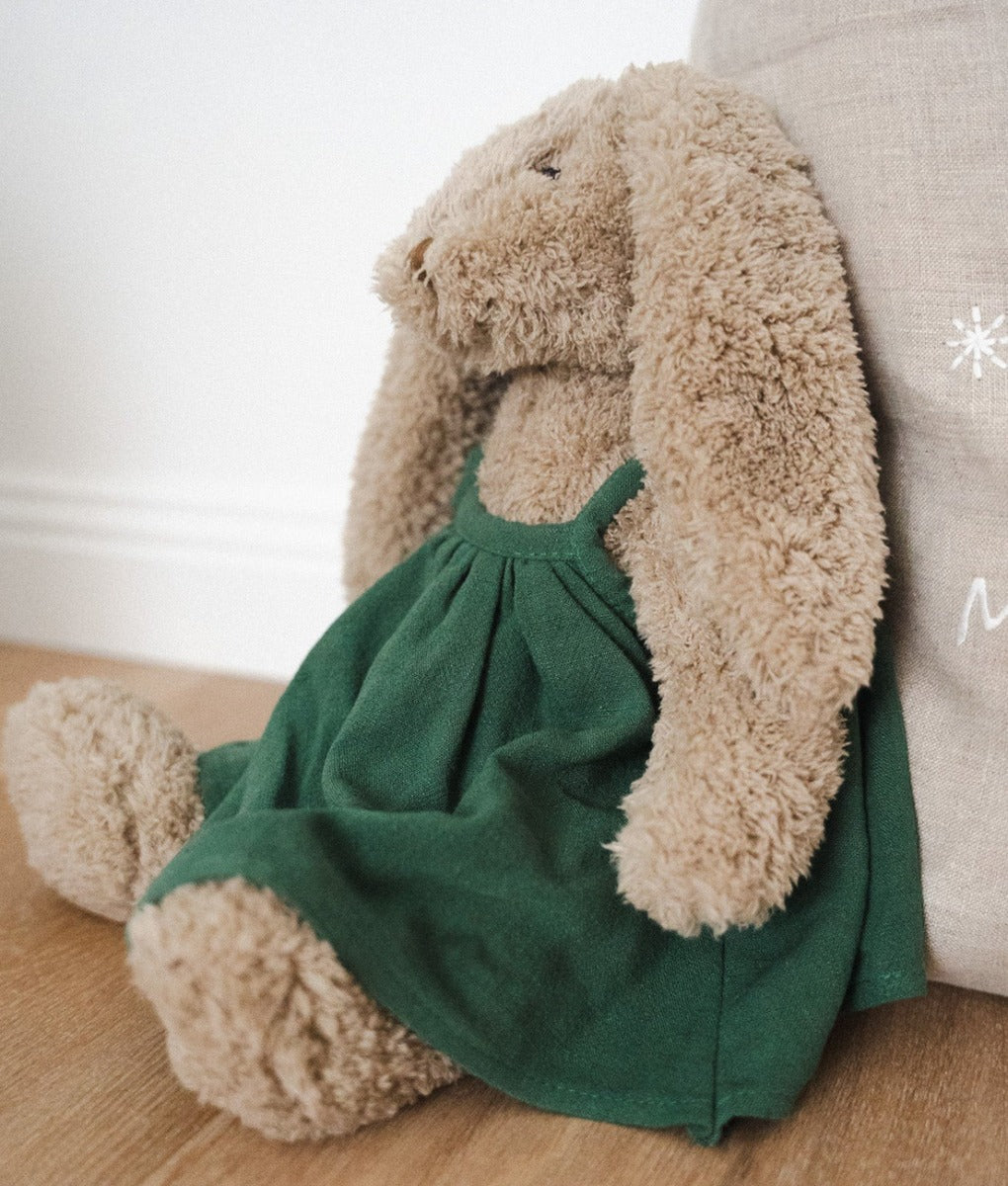 Nana Huchy Mrs Honey Bunny - Green Dress (40cm)