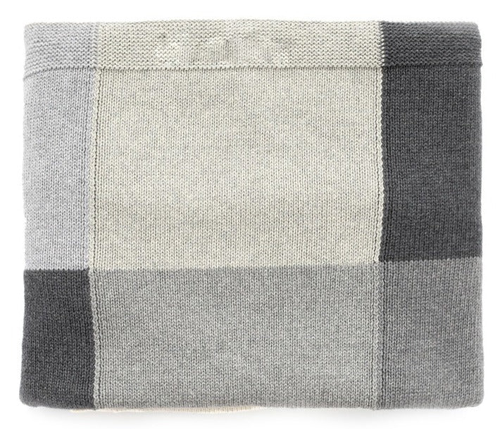 Nana Huchy Patchwork Baby Blanket - Grey