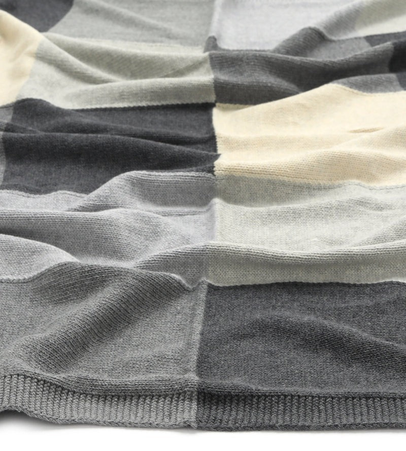Nana Huchy Patchwork Baby Blanket - Grey