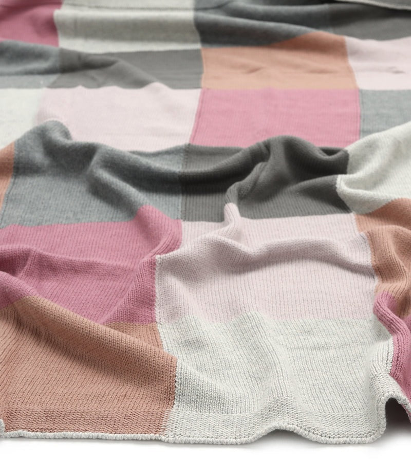 Nana Huchy Patchwork Baby Blanket - Lilac