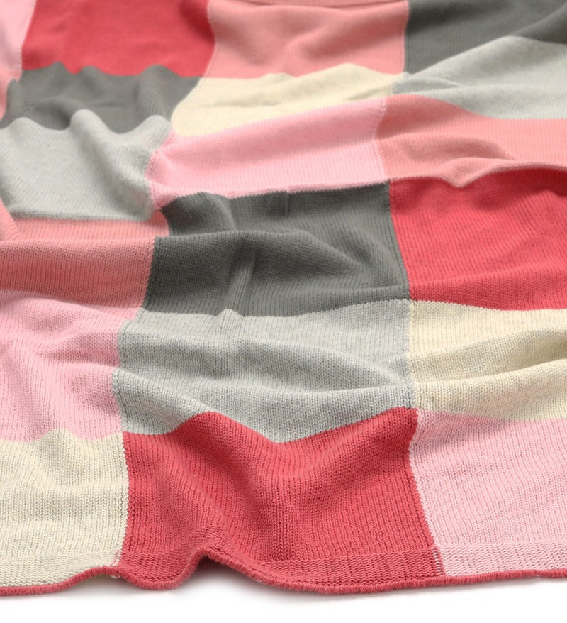 Nana Huchy Patchwork Baby Blanket - Pink