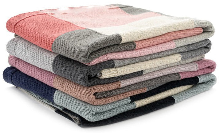 Nana Huchy Patchwork Baby Blanket - Grey