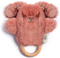 O.B. Designs Bella Bunny Rattle Teether - Rose