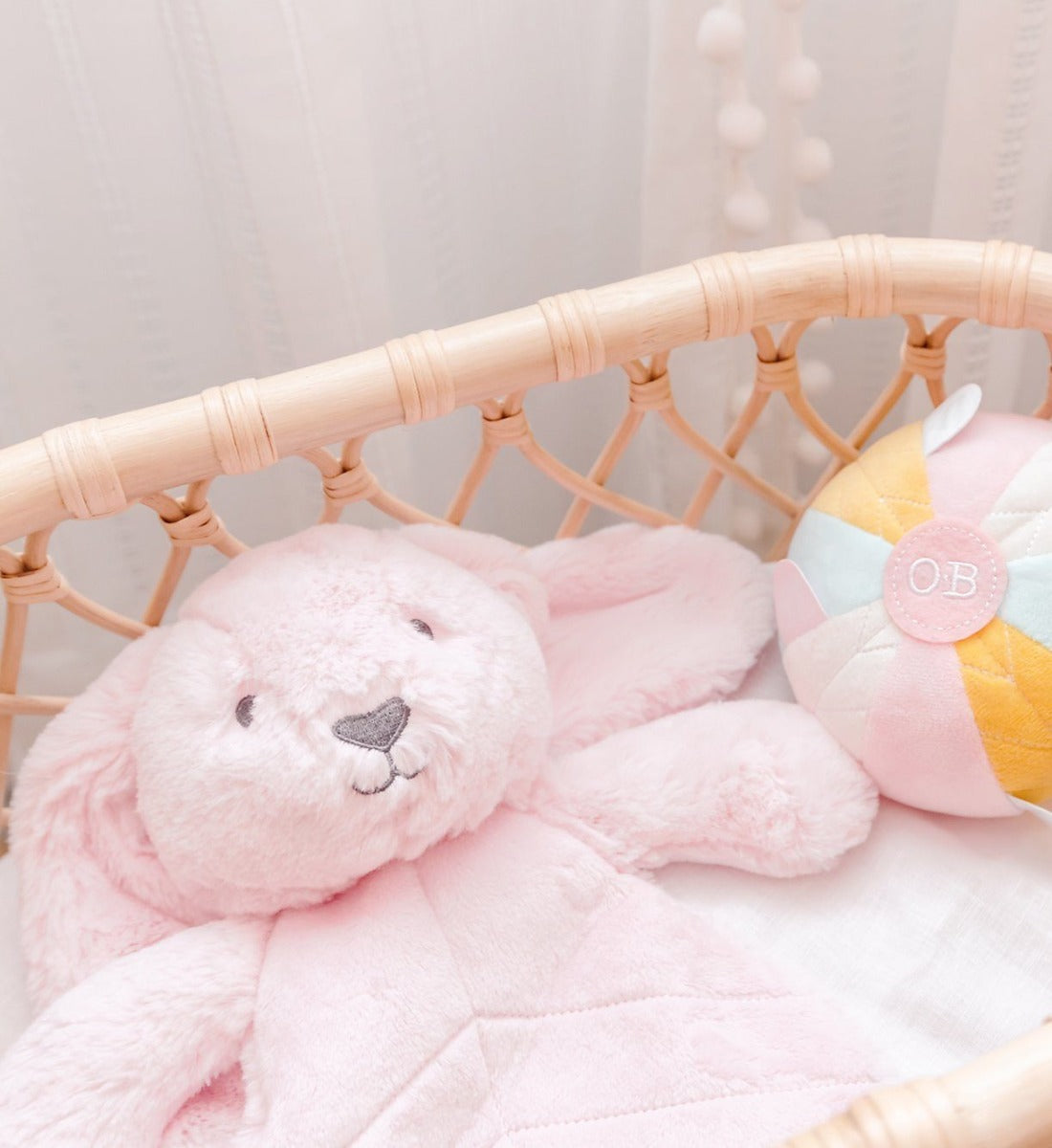 O.B. Designs Betsy Bunny Comforter - Pink