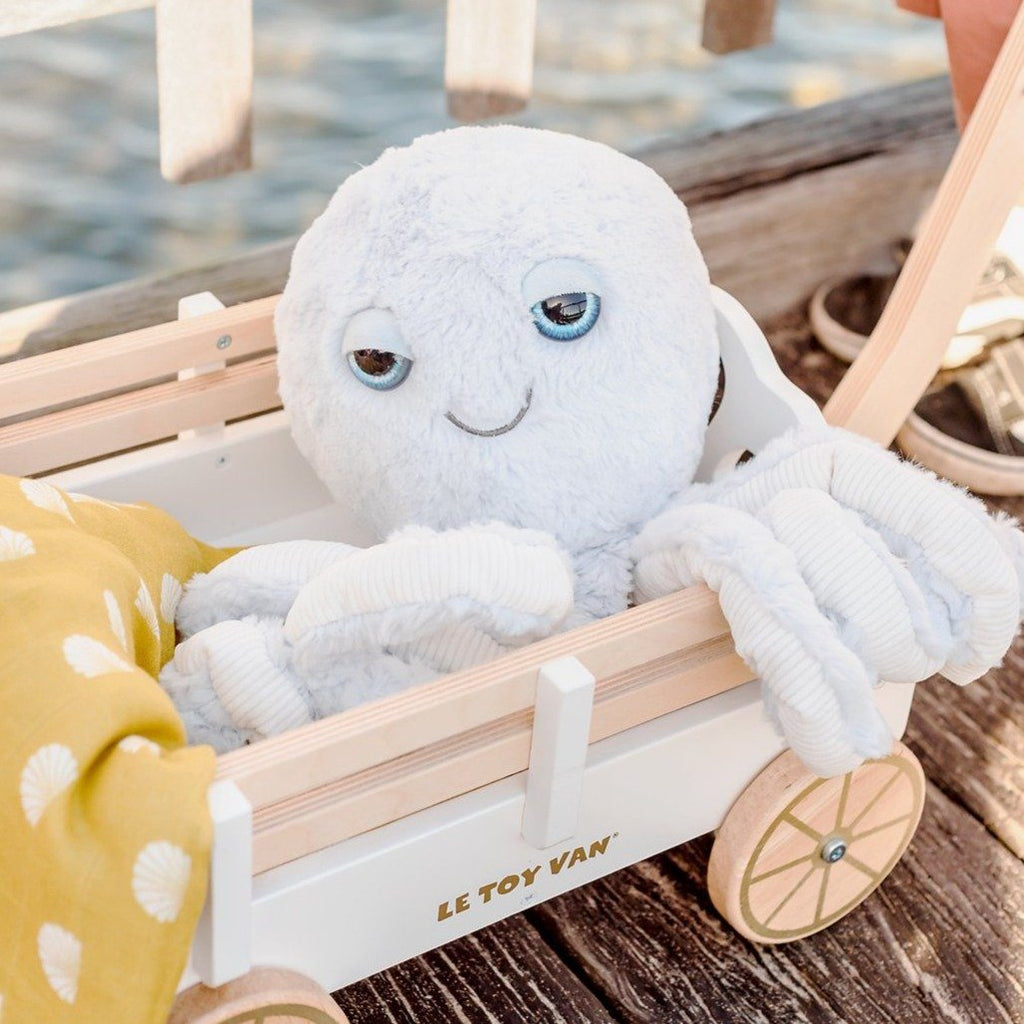 O.B. Designs Reef Octopus Plush Toy - Soft Blue (37cm)