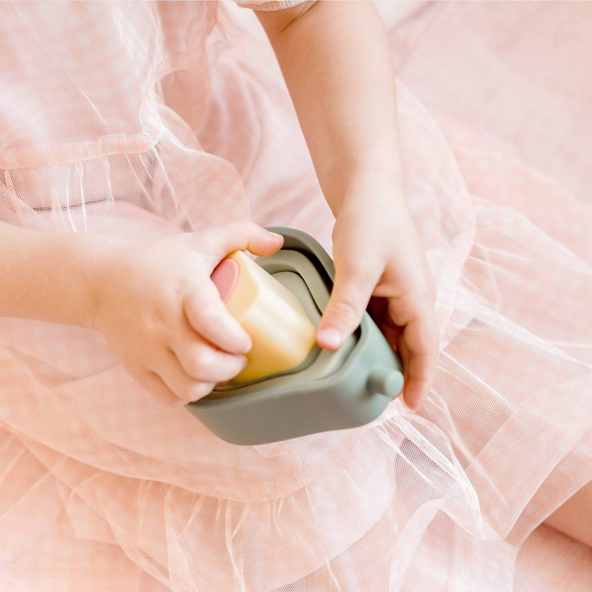 OB Designs Silicone Avocado Stacker Toy