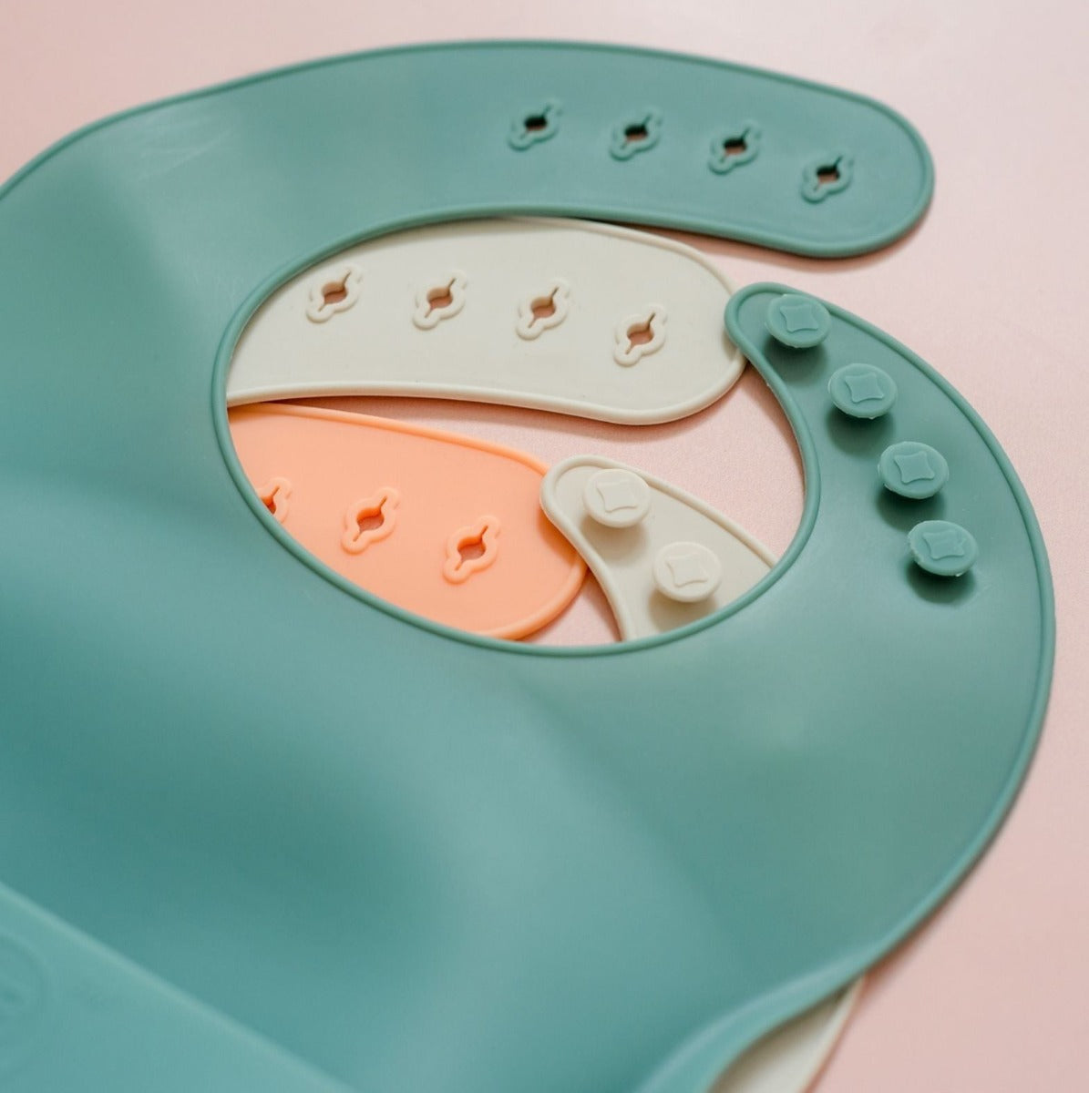 OB Designs Eco-Friendly Silicone Bib - Coconut