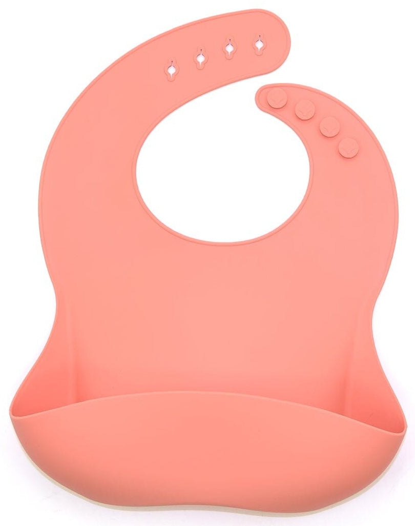 OB Designs Eco-Friendly Silicone Bib - Guava