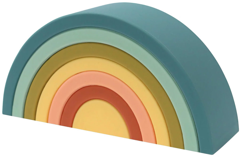 OB Designs Silicone Rainbow Stacker - Blueberry