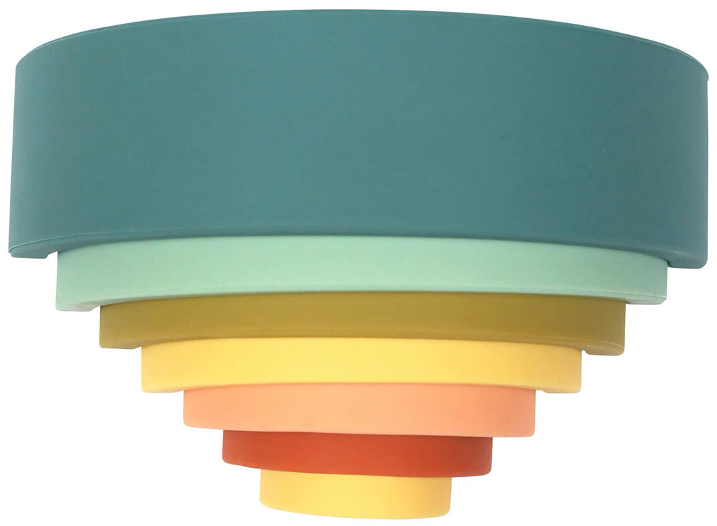OB Designs Silicone Rainbow Stacker - Blueberry