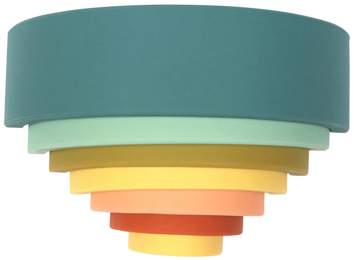 OB Designs Silicone Rainbow Stacker - Blueberry